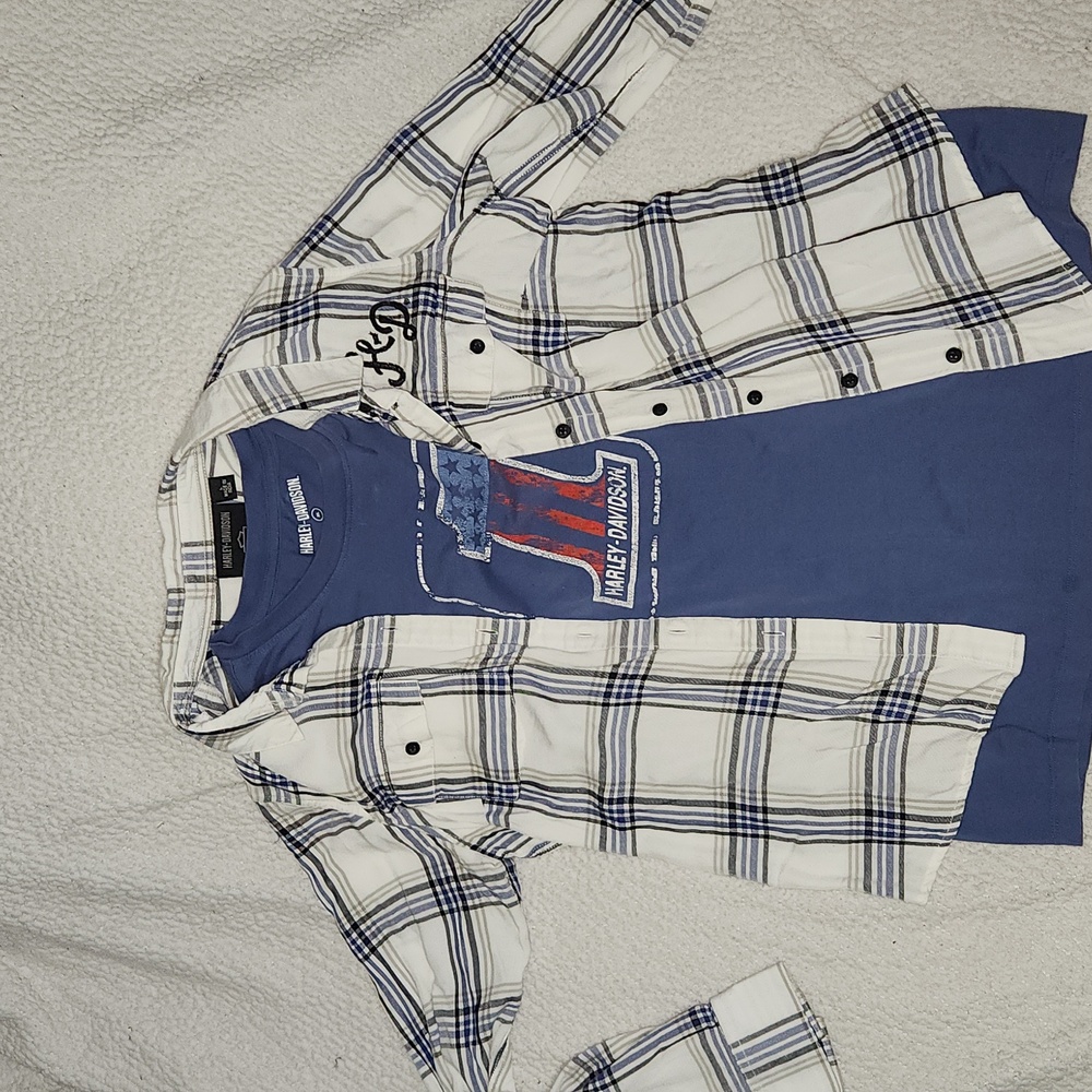 Two Harley Shirts- Women Large & XLarge